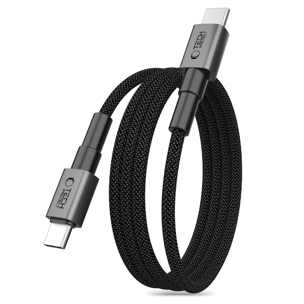 Tech-Protect Ultraboost DNA MagTwist USB-C PD Cable 100W / 5A 200 cm - Gray_0