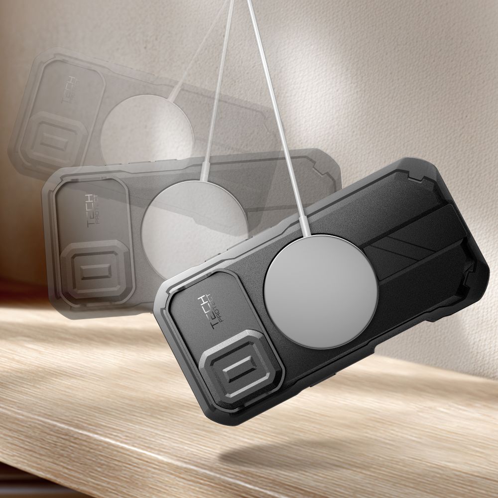 Tech-Protect Kevlar MagSafe case for iPhone 17 - black_3