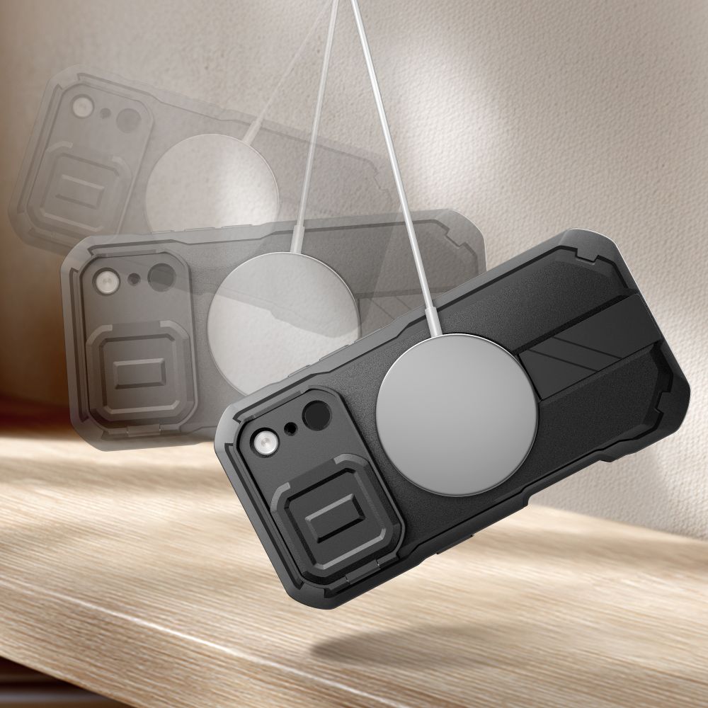 Tech-Protect Kevlar MagSafe case for iPhone 17 Pro - black_3