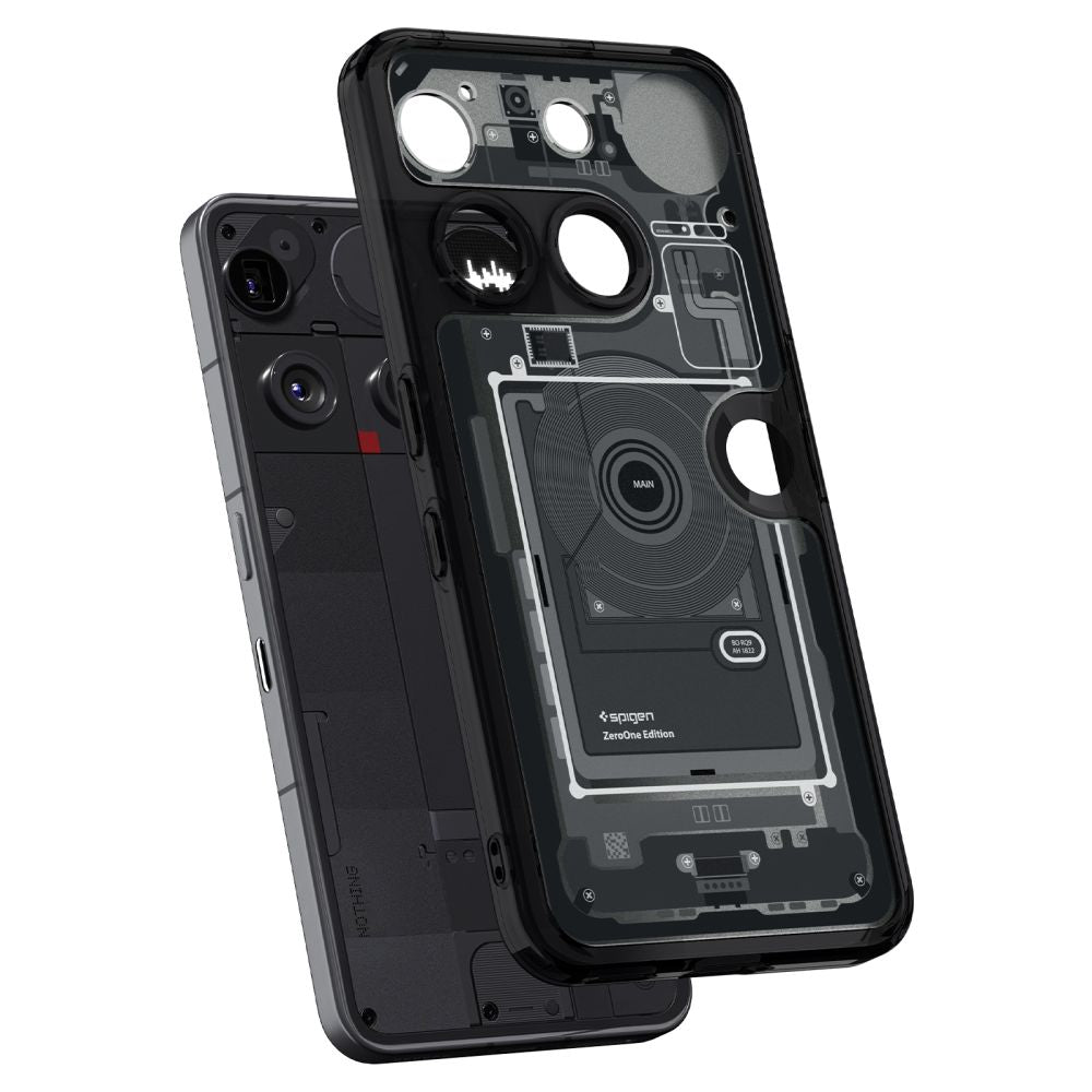 Spigen Ultra Hybrid Case for Nothing Phone 3 Zero One - Transparent_10