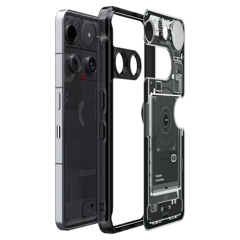 Spigen Ultra Hybrid Case for Nothing Phone 3 Zero One - Transparent_11