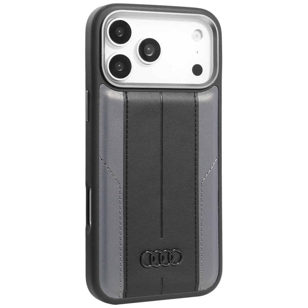 Audi A6 Synthetic Leather MagSafe Case for iPhone 17 Pro Max - Black_1