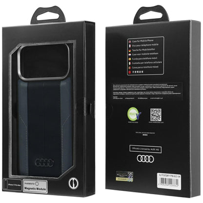 Audi A6 Synthetic Leather MagSafe Case for iPhone 17 Pro Max - Black_7