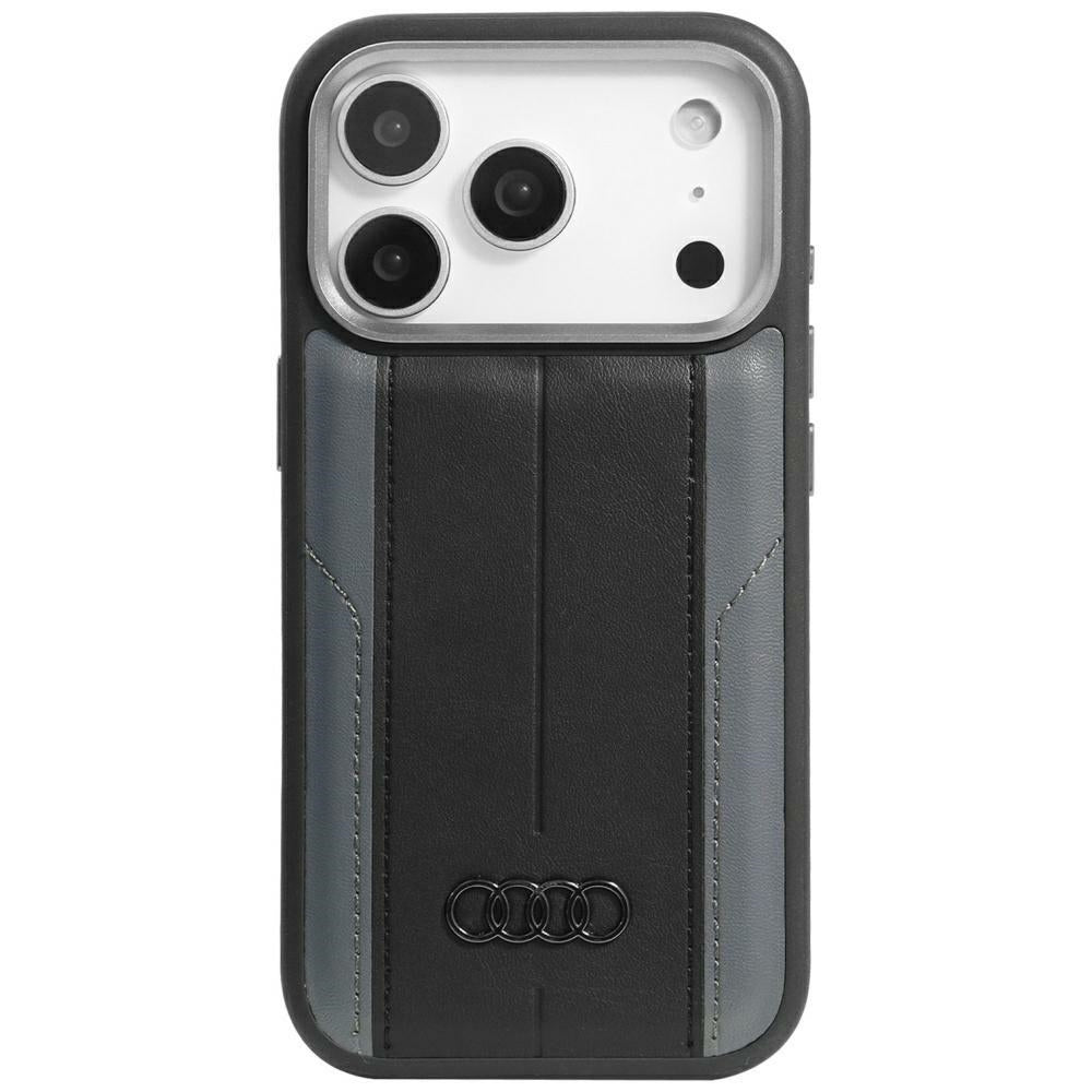 Audi A6 Synthetic Leather MagSafe Case for iPhone 17 Pro - Black_0