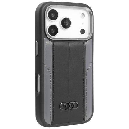Audi A6 Synthetic Leather MagSafe Case for iPhone 17 Pro - Black_1