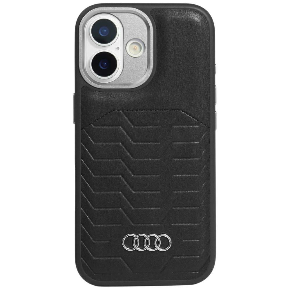 Audi GT Synthetic Leather MagSafe case for iPhone 17 - black_0