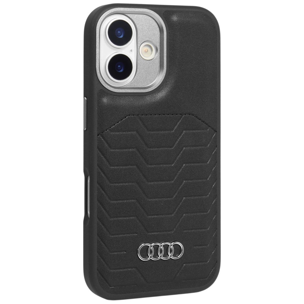 Audi GT Synthetic Leather MagSafe case for iPhone 17 - black_1