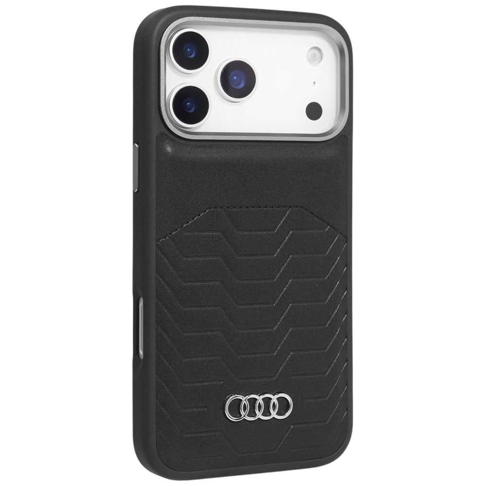 Audi GT Synthetic Leather MagSafe case for iPhone 17 Pro - black_1