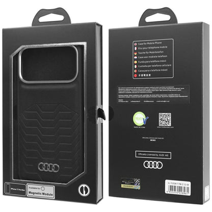 Audi GT Synthetic Leather MagSafe Case for iPhone 17 Pro Max - Black_9