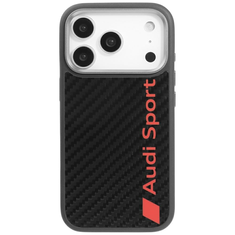 Audi R8 Carbon Fiber MagSafe Case for iPhone 17 Pro - Black_0