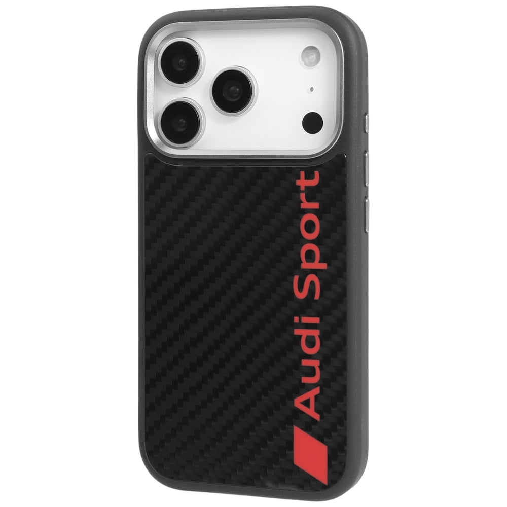 Audi R8 Carbon Fiber MagSafe Case for iPhone 17 Pro - Black_1