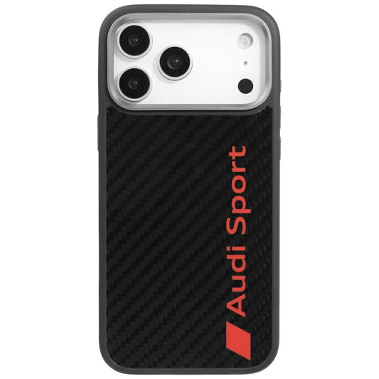 Audi R8 Carbon Fiber MagSafe Case for iPhone 17 Pro Max - Black_0