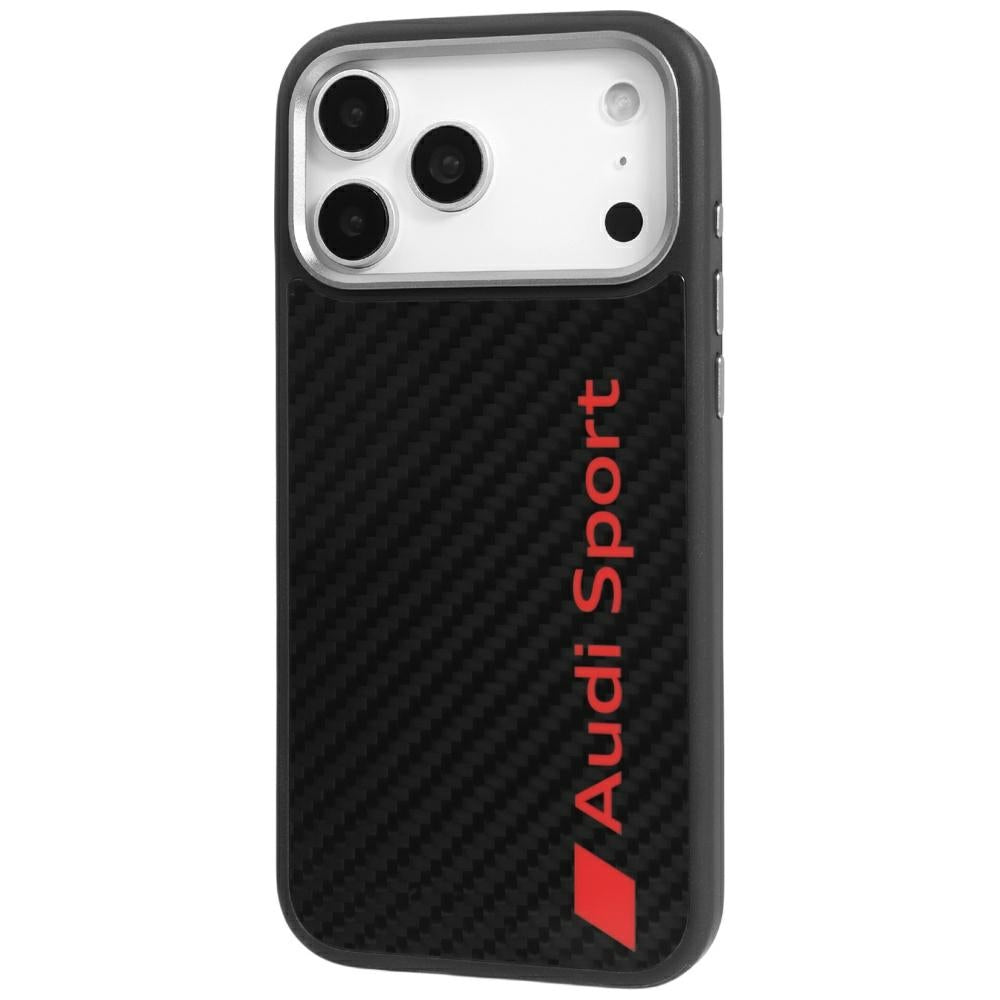 Audi R8 Carbon Fiber MagSafe Case for iPhone 17 Pro Max - Black_2