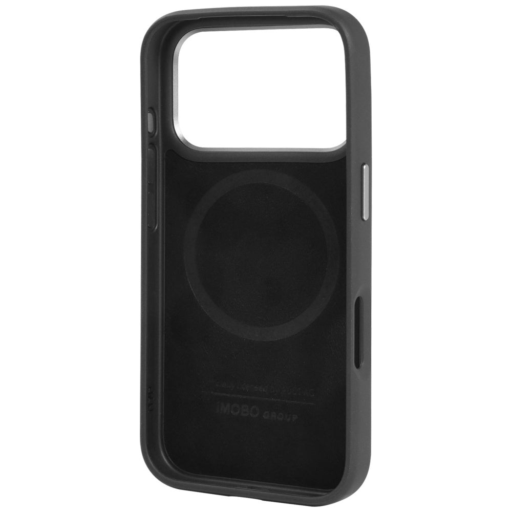 Audi R8 Genuine Leather MagSafe Case for iPhone 17 Pro - Black and Red_8