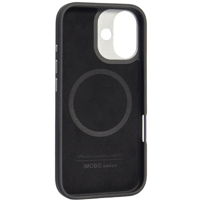 Audi RSQ Carbon Fiber Sport Red Circle MagSafe Case for iPhone 17 - Black_6