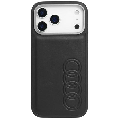 Audi TT Synthetic Leather MagSafe Case for iPhone 17 Pro Max - Black_0