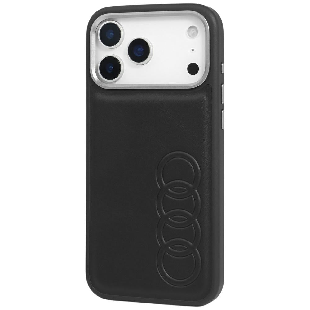 Audi TT Synthetic Leather MagSafe Case for iPhone 17 Pro Max - Black_2