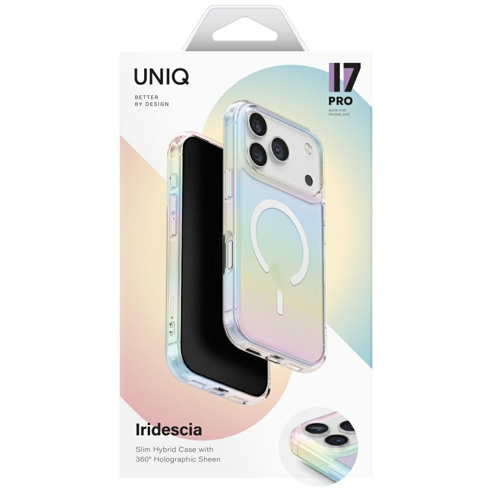 Uniq Iridescia Magclick Charging Case for iPhone 17 Pro - Multicolor_5