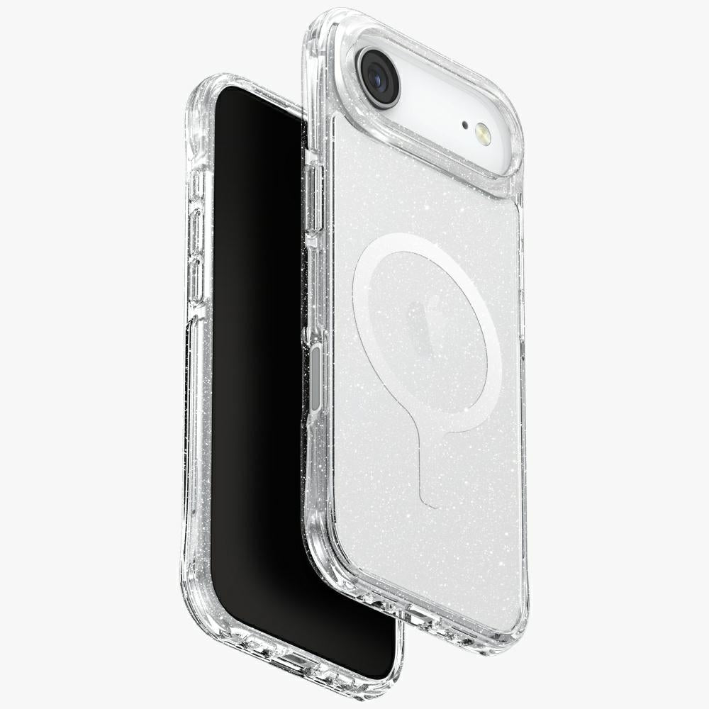 Uniq LifePro Xtreme Magclick Charging Case for iPhone 17 Air - Transparent-Glitter_0