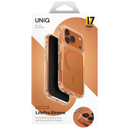 Uniq LifePro Xtreme Magclick Charging Case for iPhone 17 Pro - Orange_5
