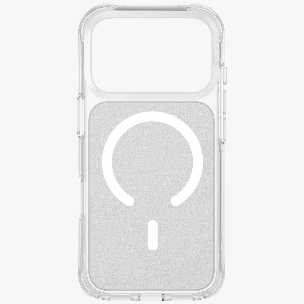 Uniq LifePro Xtreme Magclick Charging Case for iPhone 17 Pro - Clear-Glitter_4