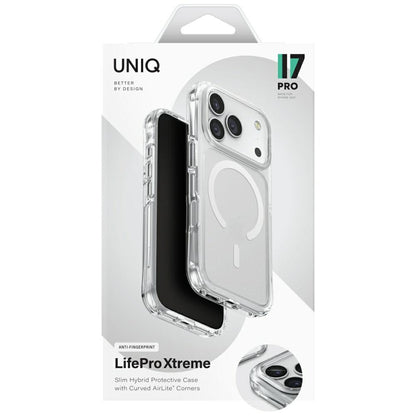 Uniq LifePro Xtreme Magclick Charging Case for iPhone 17 Pro - Clear-Glitter_5