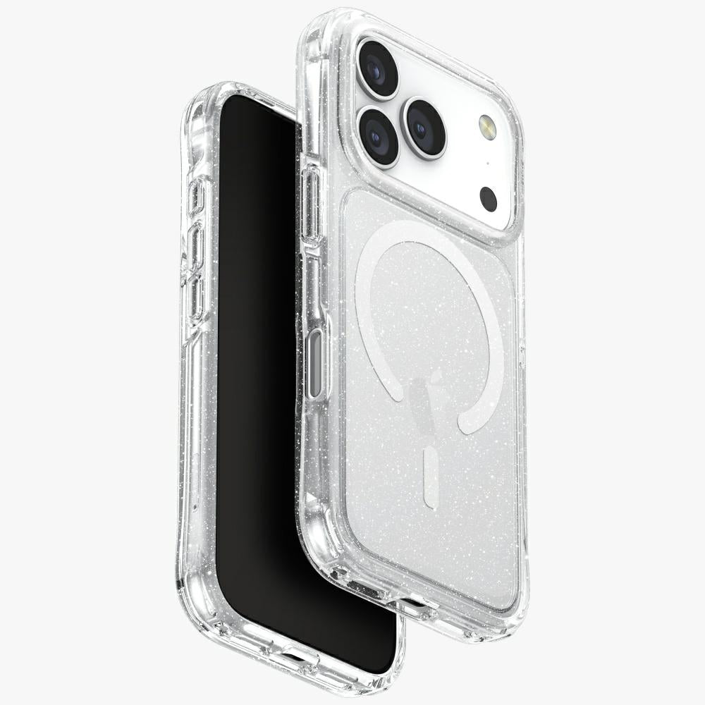 Uniq LifePro Xtreme Magclick Charging Case for iPhone 17 Pro - Clear-Glitter_0