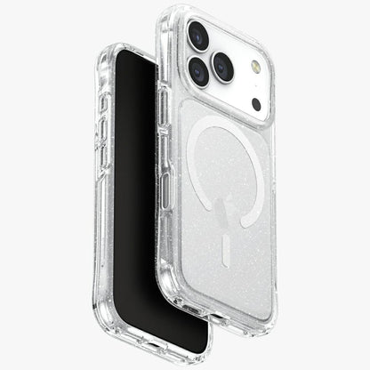 Uniq LifePro Xtreme Magclick Charging Case for iPhone 17 Pro - Clear-Glitter_0