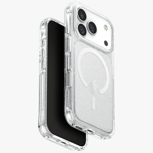 Uniq LifePro Xtreme Magclick Charging Case for iPhone 17 Pro - Clear-Glitter_0