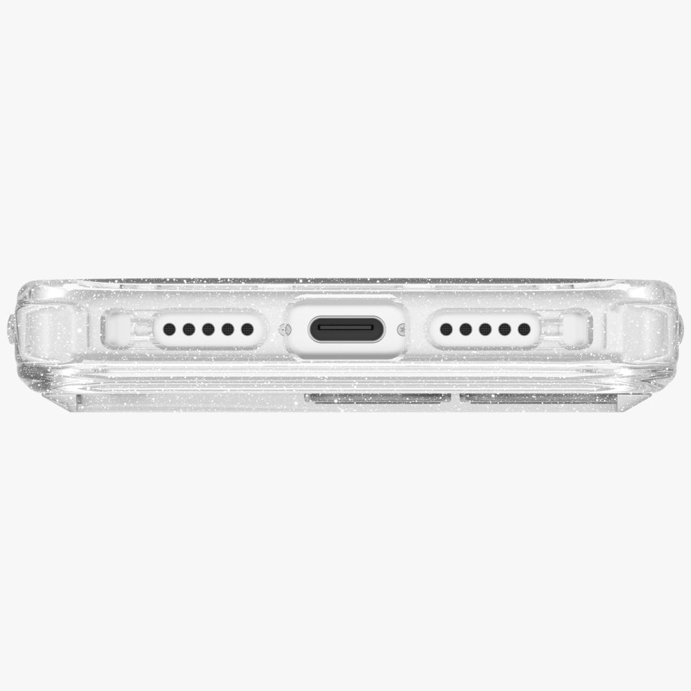 Uniq LifePro Xtreme Magclick Charging Case for iPhone 17 Pro - Clear-Glitter_3