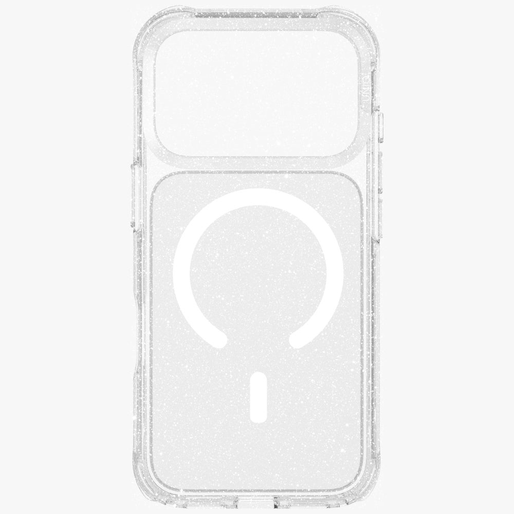 Uniq LifePro Xtreme Magclick Charging Case for iPhone 17 Pro - Clear-Glitter_4