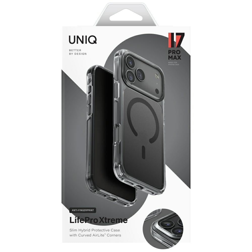 Uniq LifePro Xtreme Magclick Charging case for iPhone 17 Pro Max - black_5