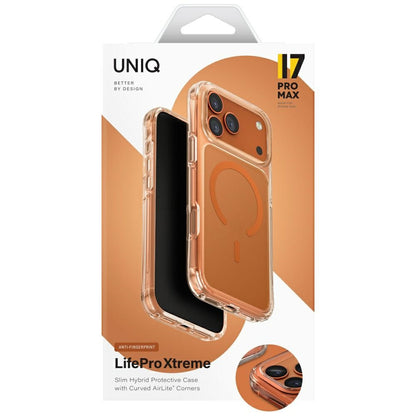 Uniq LifePro Xtreme Magclick Charging Case for iPhone 17 Pro Max - Orange_5