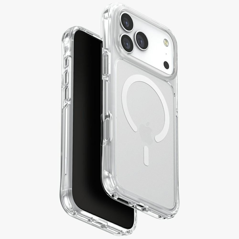 Uniq LifePro Xtreme Magclick Charging Case for iPhone 17 Pro Max - Clear-Glitter_0