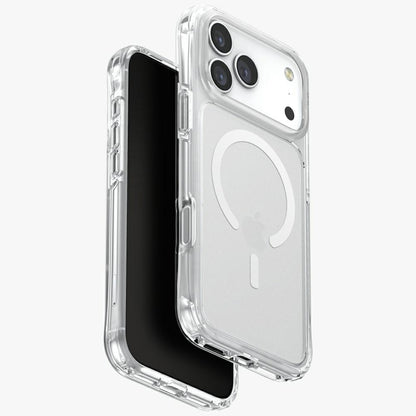 Uniq LifePro Xtreme Magclick Charging Case for iPhone 17 Pro Max - Clear-Glitter_0