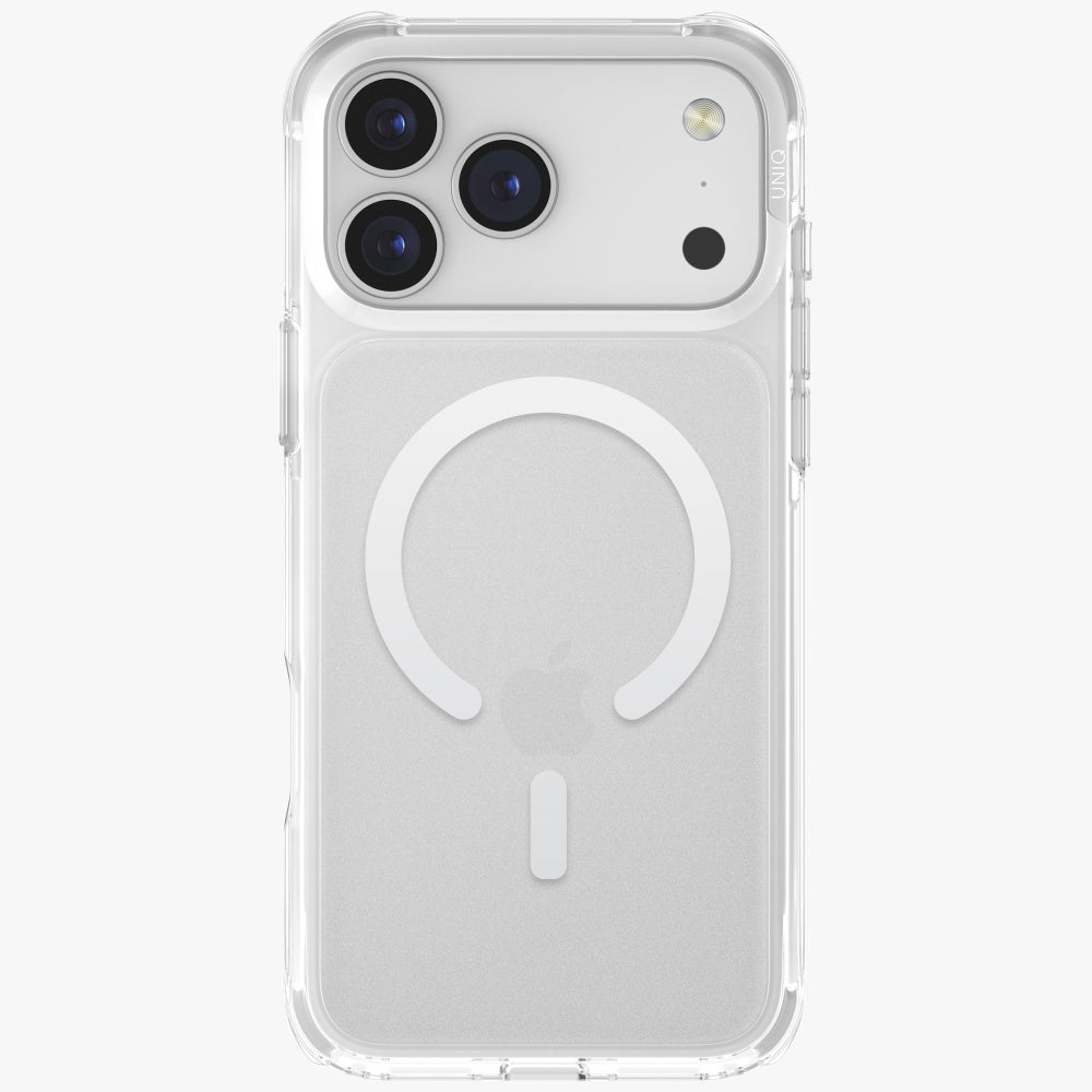 Uniq LifePro Xtreme Magclick Charging Case for iPhone 17 Pro Max - Clear-Glitter_1