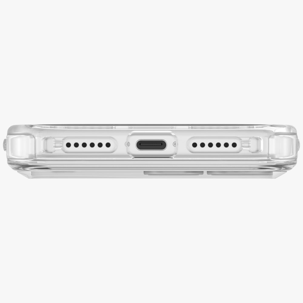 Uniq LifePro Xtreme Magclick Charging Case for iPhone 17 Pro Max - Clear-Glitter_3