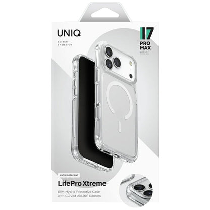 Uniq LifePro Xtreme Magclick Charging Case for iPhone 17 Pro Max - Clear-Glitter_5
