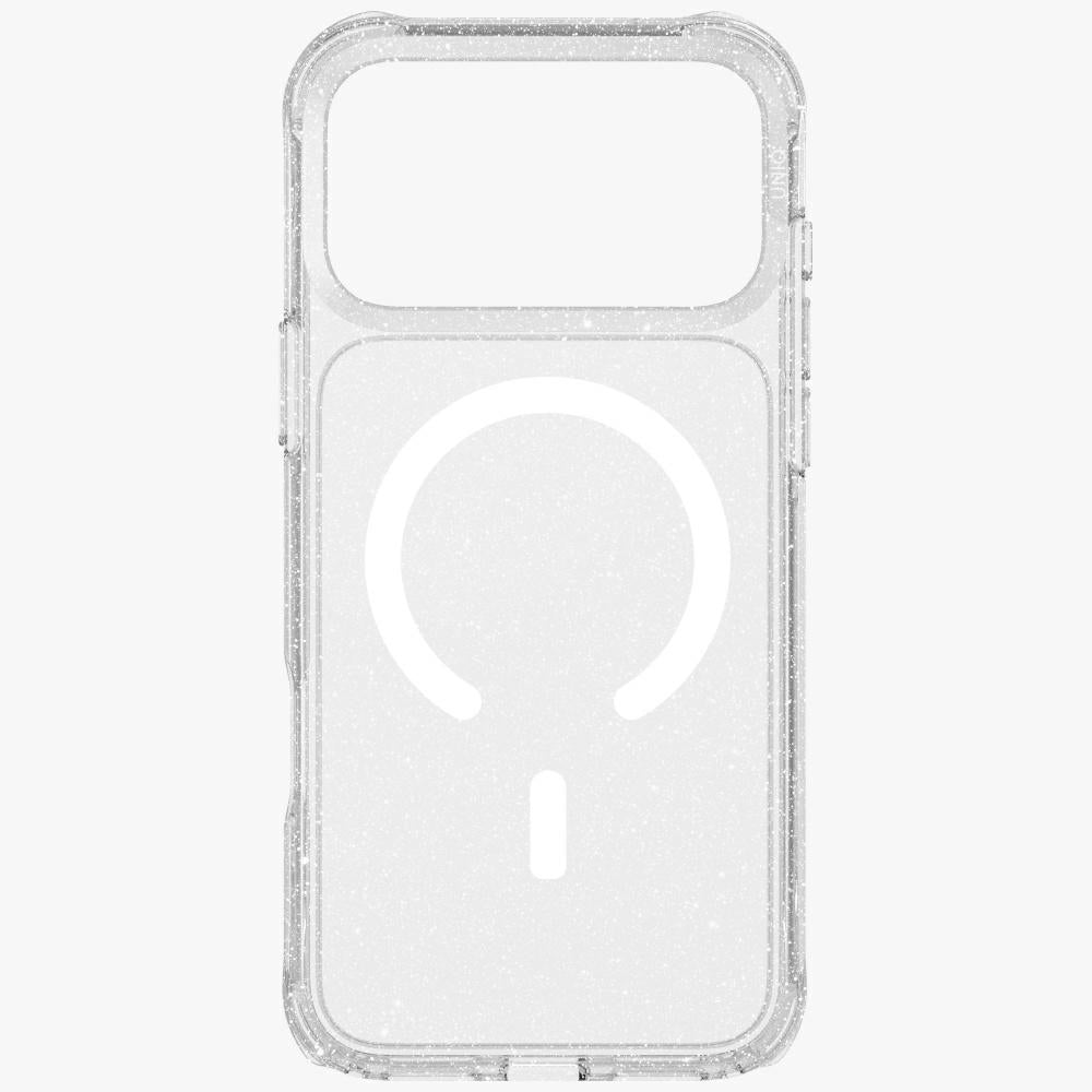 Uniq LifePro Xtreme Magclick Charging Case for iPhone 17 Pro Max - Clear-Glitter_4