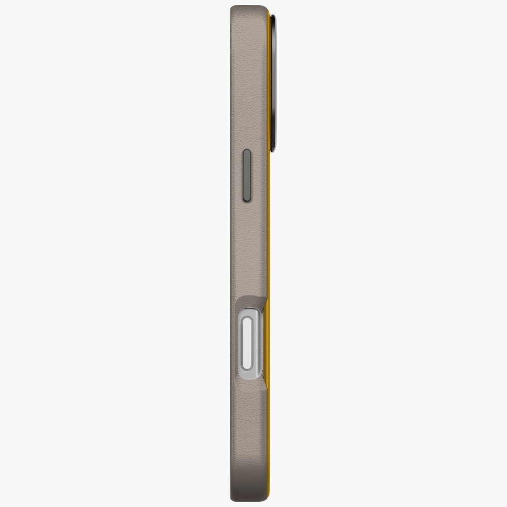 Uniq Lyden DS Case for iPhone 17 Pro Max Magclick Charging - Yellow-Gray_2