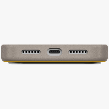 Uniq Lyden DS Case for iPhone 17 Pro Max Magclick Charging - Yellow-Gray_3