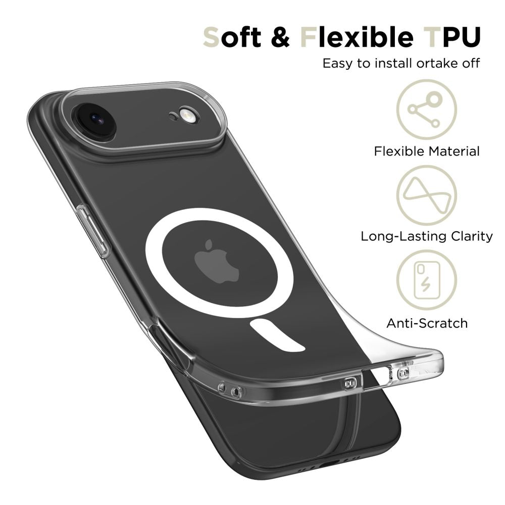Tech-Protect FlexAir MagSafe Case for iPhone 17 Air - Clear_2