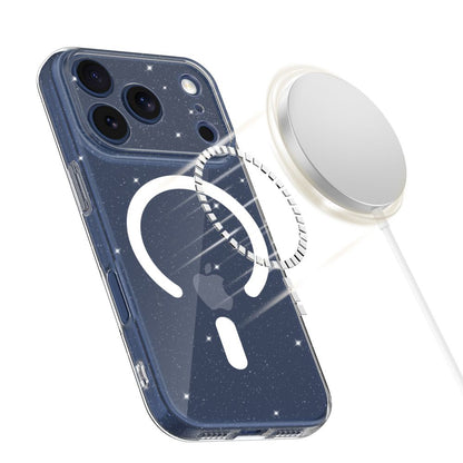 Tech-Protect FlexAir MagSafe Case for iPhone 17 Pro Max - Clear Glitter_1