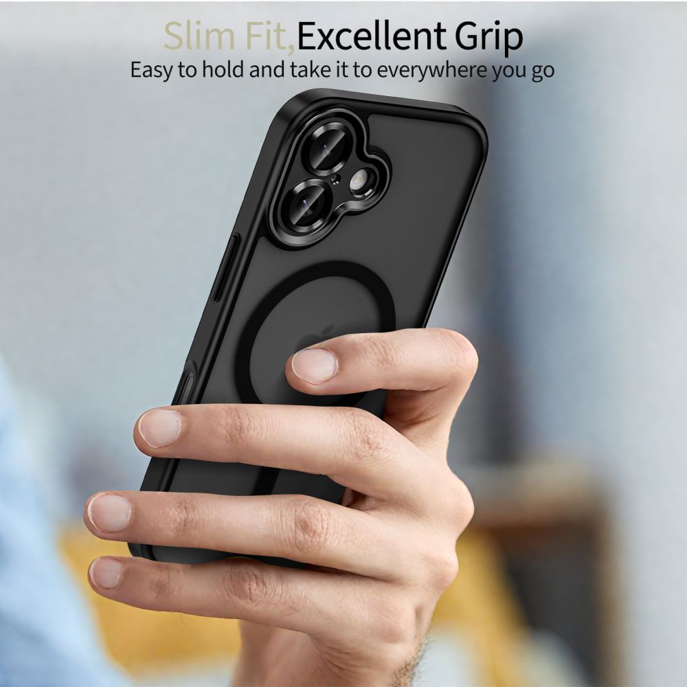 Tech-Protect MagCam MagSafe Case for iPhone 17 - Matte Black_4