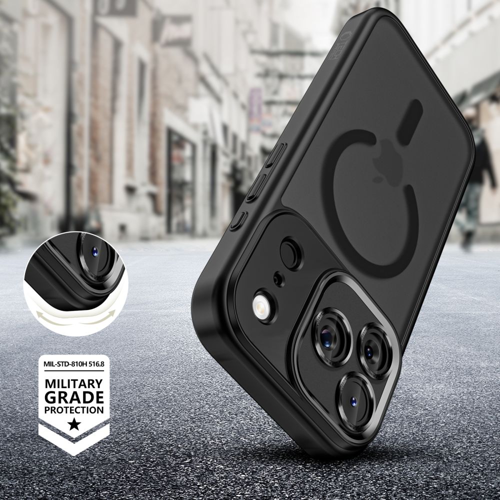Tech-Protect MagCam MagSafe Case for iPhone 17 Pro - Matte Black_5