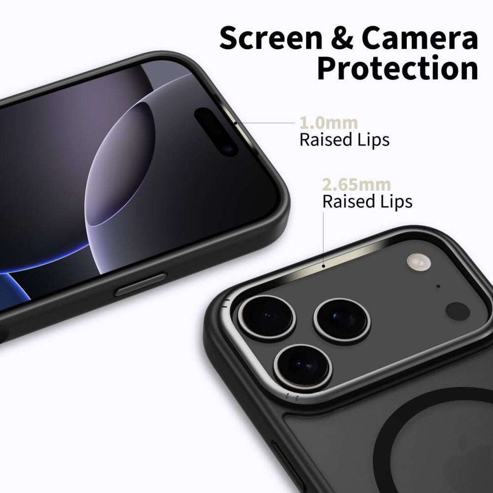 Tech-Protect MagEdge MagSafe Case for iPhone 17 Pro Max - Matte Black_1