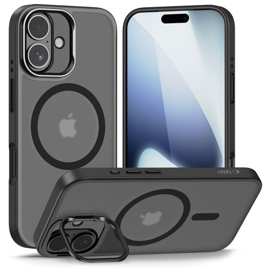 Tech-Protect MagStand MagSafe case for iPhone 17 - matte black_0