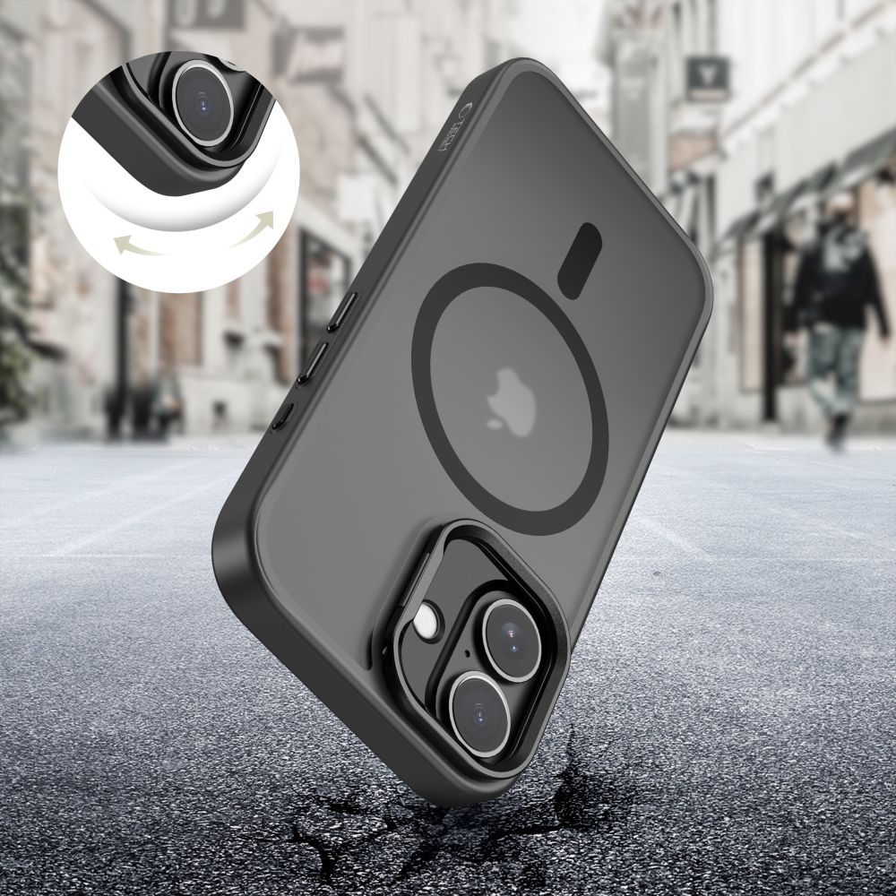 Tech-Protect MagStand MagSafe case for iPhone 17 - matte black_4