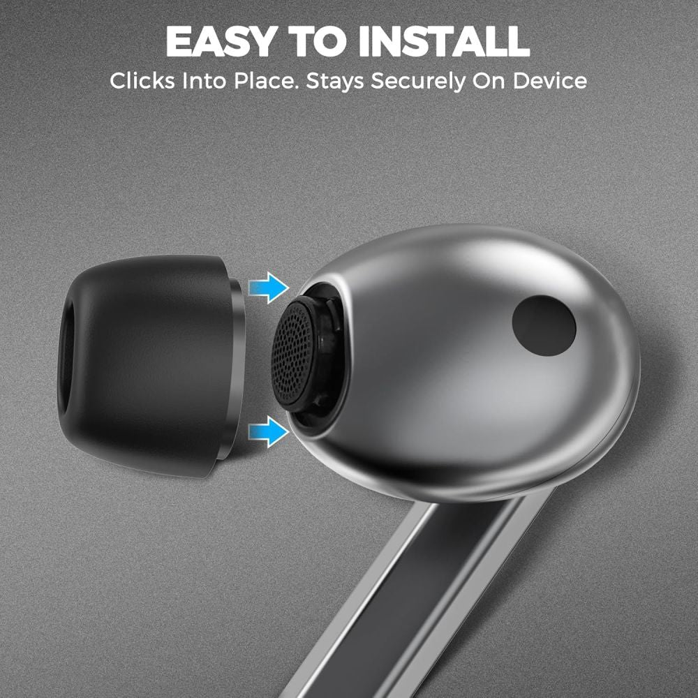 Tech-Protect Ear Tips for Samsung Galaxy Buds 3 Pro in sizes S / M / L - black (3 pcs.)_3