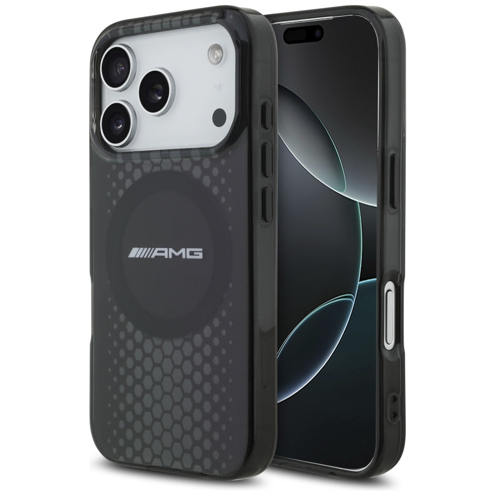 AMG Double Layer Transparent Graphics MagSafe Case for iPhone 17 Pro - Black_0
